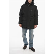 Woolrich XXL Woolrich Cotton and Nylon CLEVELAND Down Jacketwith Hidden Closure