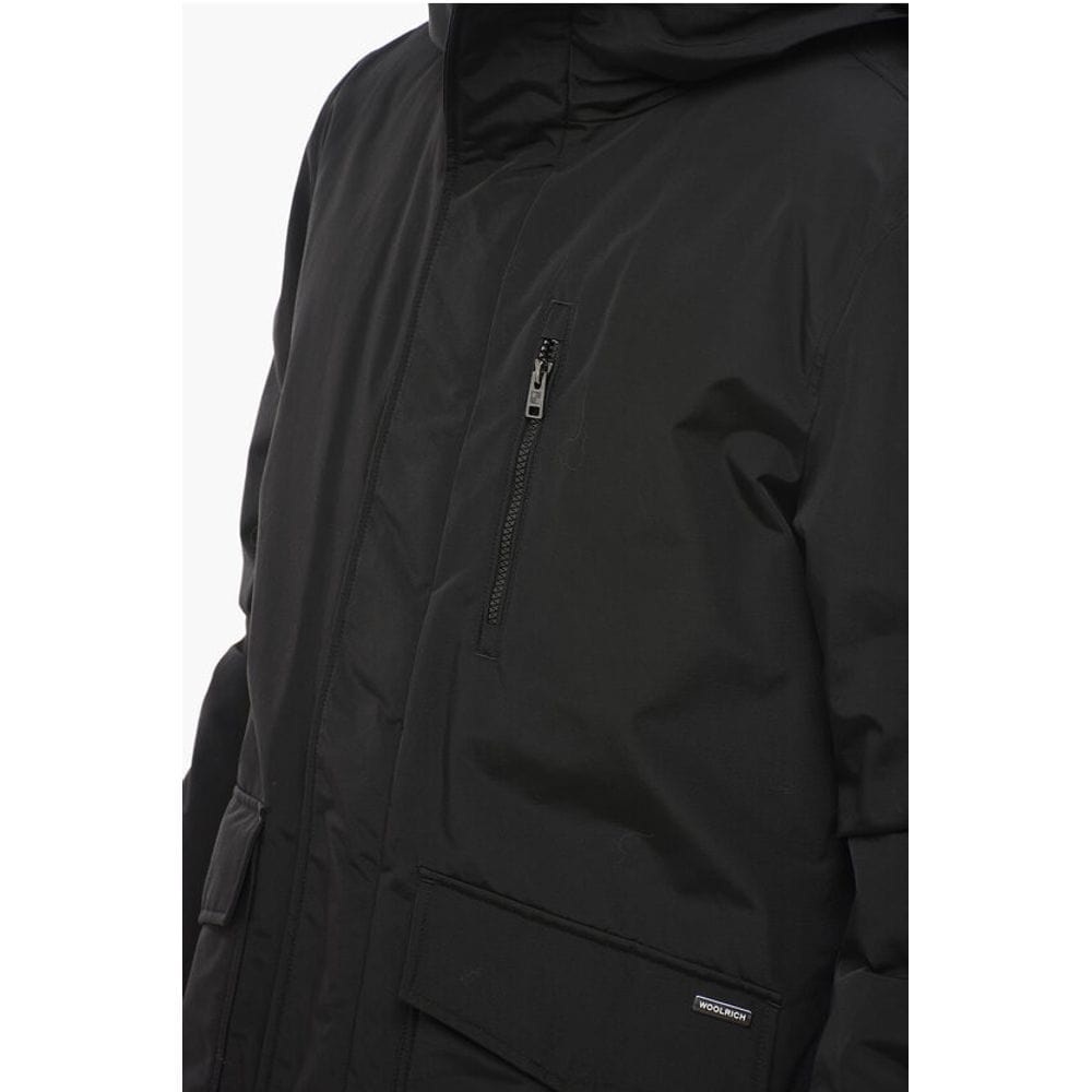 Woolrich XXL Woolrich Cotton and Nylon CLEVELAND Down Jacketwith Hidden Closure