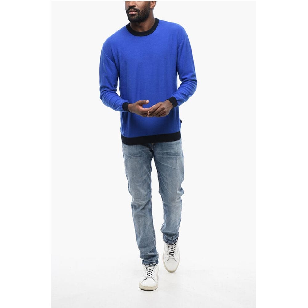 Woolrich L Woolrich Cotton COLOR BLOCK Crewneck Sweater