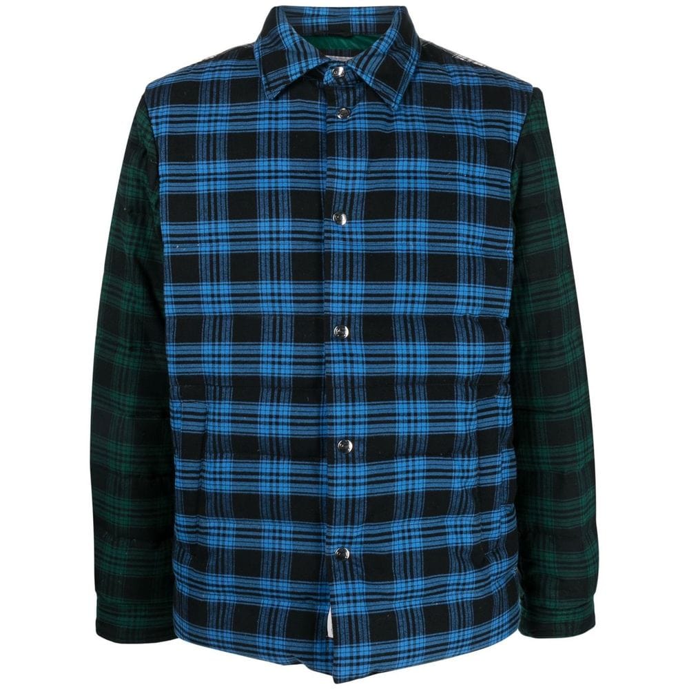 Woolrich Jackets Woolrich Men's Down-Padded Cotton Checked Jacket