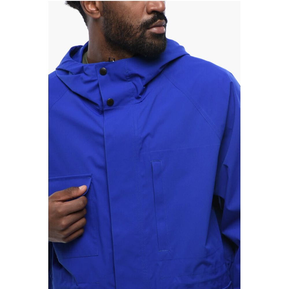 Woolrich XL Woolrich Multipocketed MOUNTAIN Windbreaker with Hidden Closure