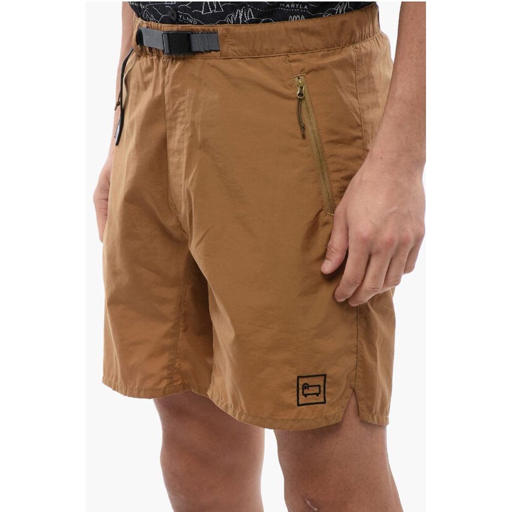 Woolrich S Woolrich PENNY-RICH Buckled Ranch Shorts