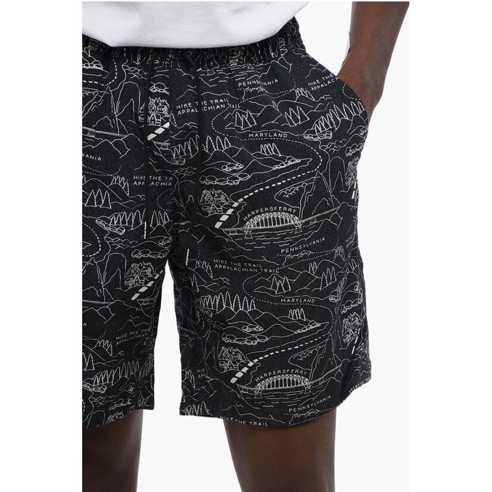Woolrich L Woolrich Printed TENCEL Shorts