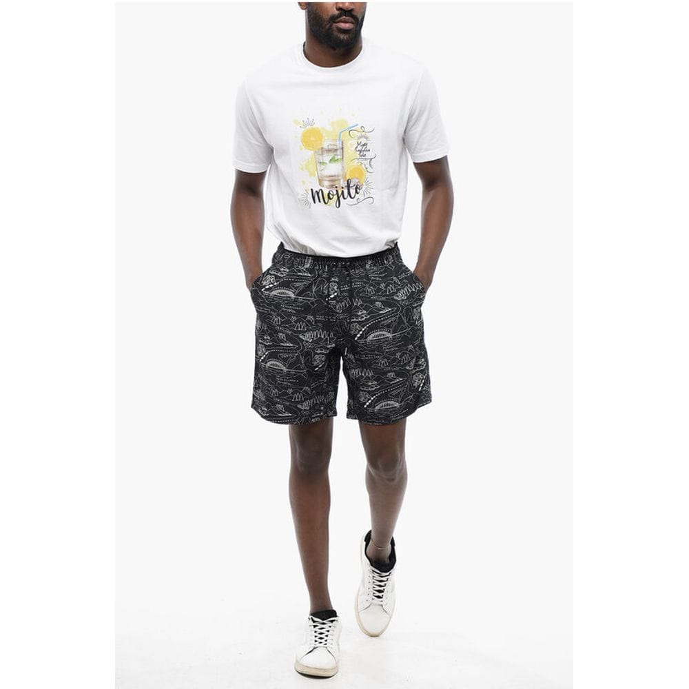 Woolrich L Woolrich Printed TENCEL Shorts