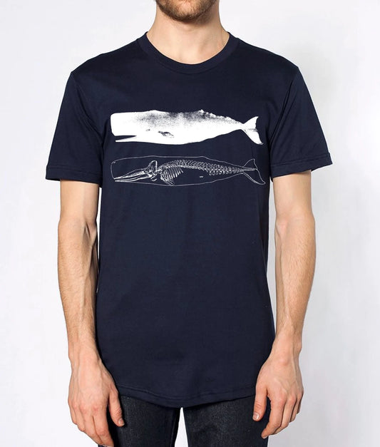 Men's Graphic T-Shirt: Nautical Whale